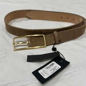 NWT Rag &Bone Rebound  belt in CAMEL size L 39.5”
